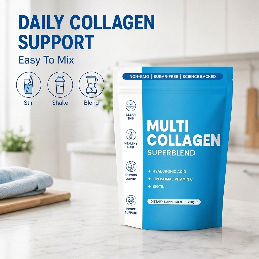 Multi Collagen Superblend — Firmer Skin, Fuller Hair, Stronger Joints
